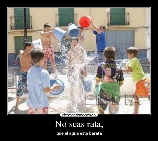 No seas rata, - 