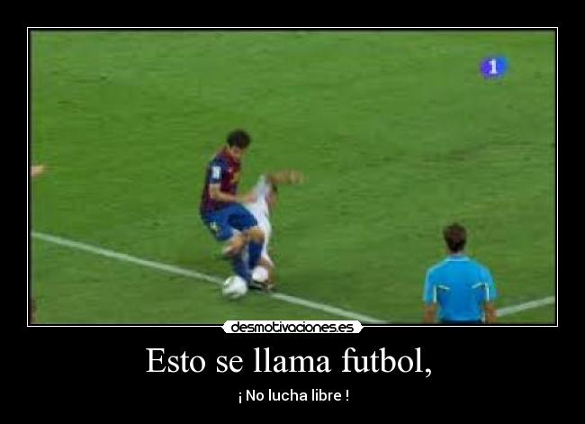 carteles futbol falta marcelo fabregas lucha libre desmotivaciones