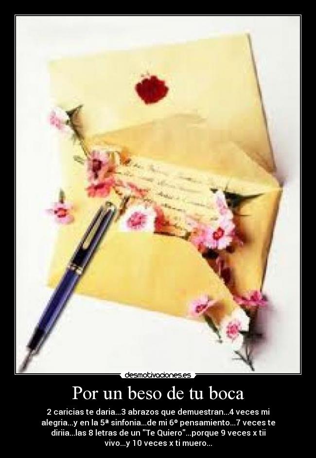 Por un beso de tu boca -