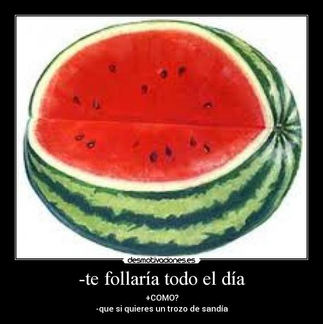 -te follaría todo el día -