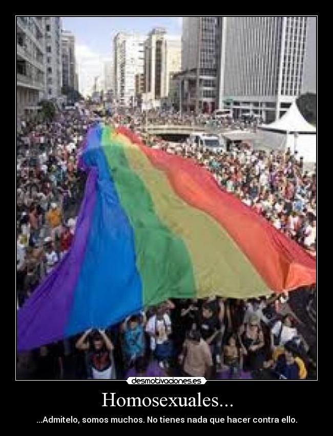 Homosexuales... -