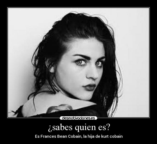 ¿sabes quien es? -