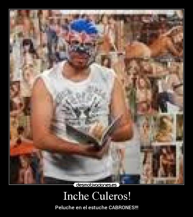 Inche Culeros! - Peluche en el estuche CABRONES!!!