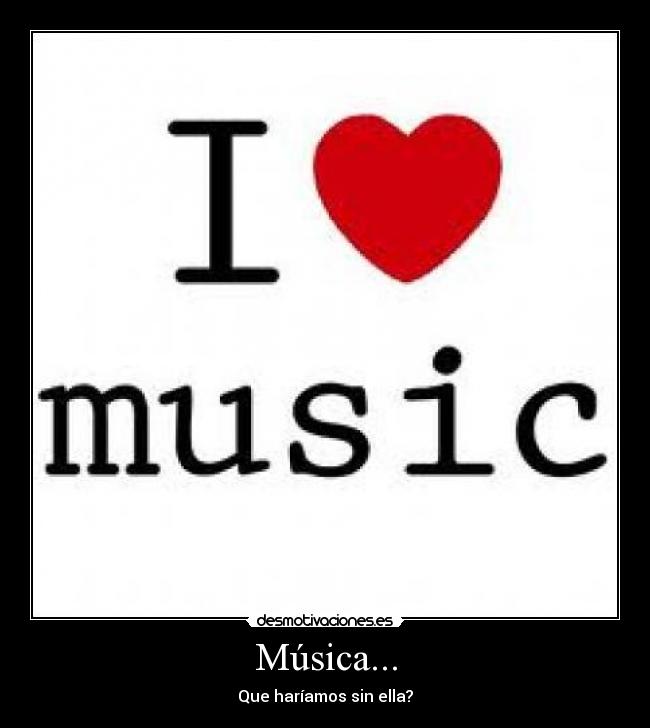 Música... - 