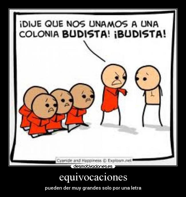 equivocaciones -