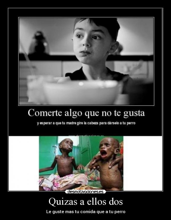 Quizas a ellos dos - Le guste mas tu comida que a tu perro