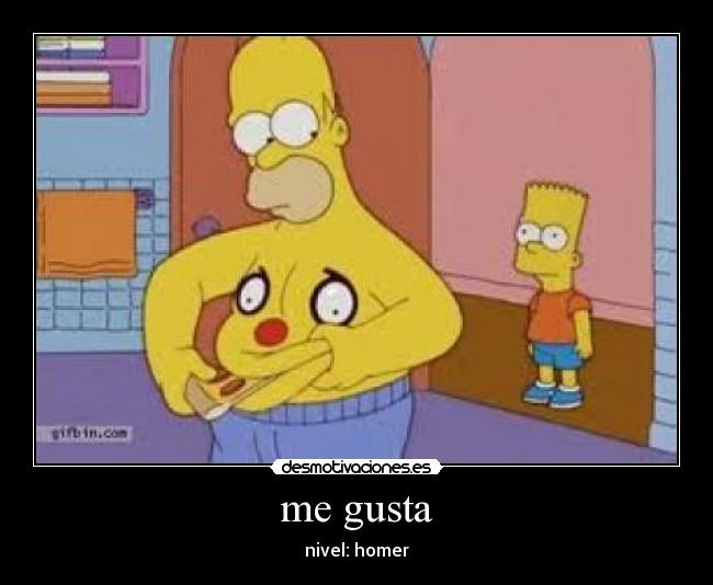 me gusta - nivel: homer