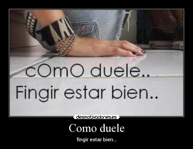 Como duele - 
