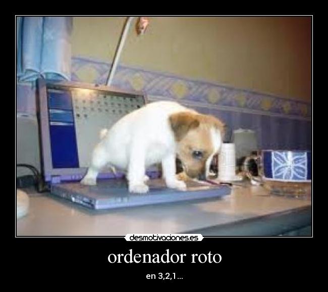 ordenador roto -