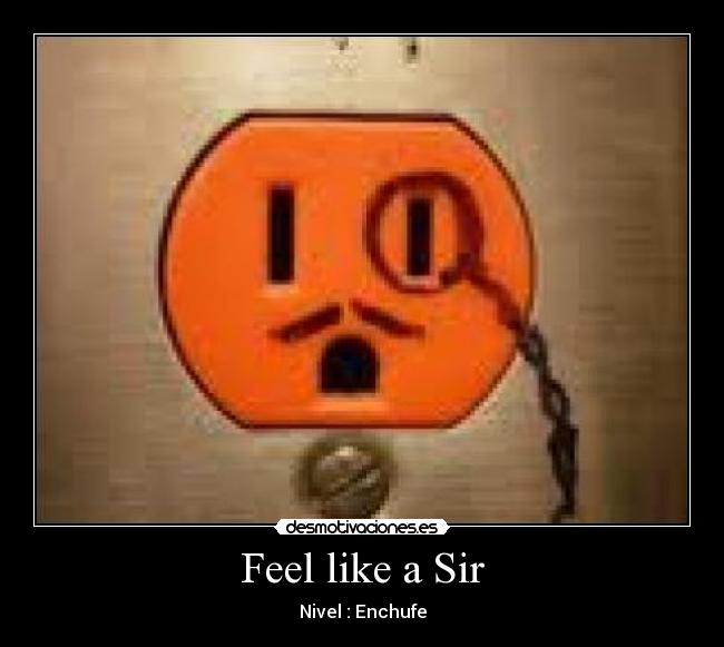 Feel like a Sir - 