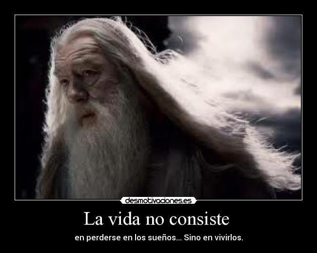La vida no consiste -