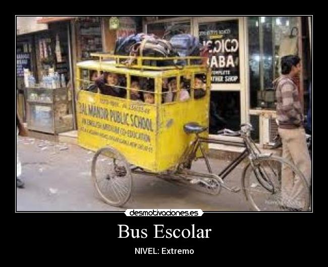 Bus Escolar - NIVEL: Extremo