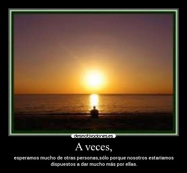 A veces, - 