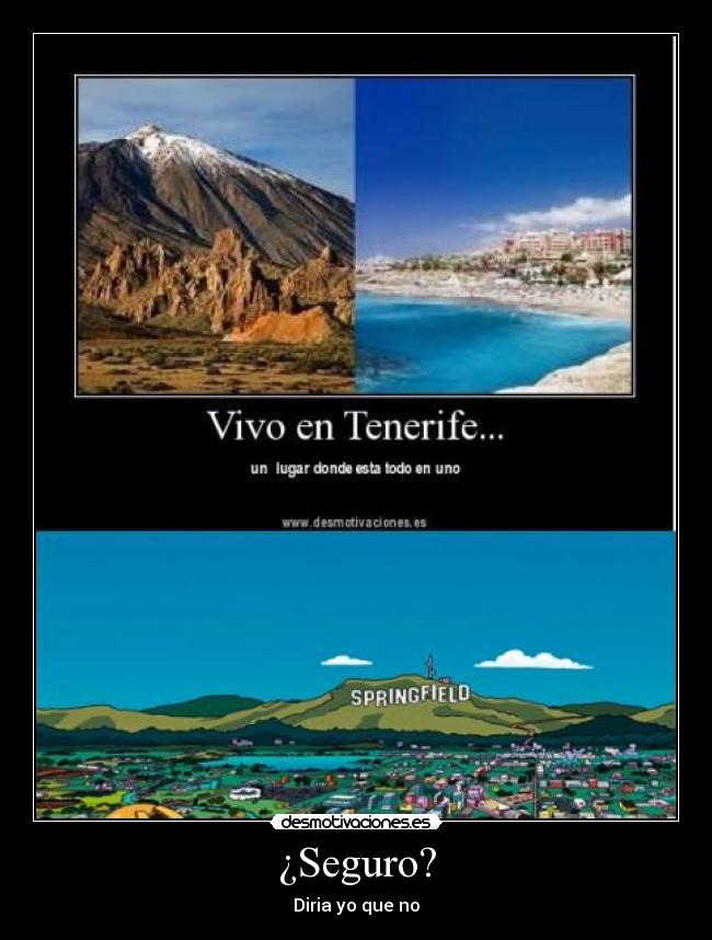 carteles springfield tenerife playa montana desmotivaciones