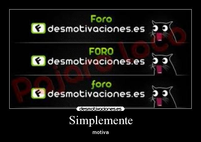 Simplemente - motiva