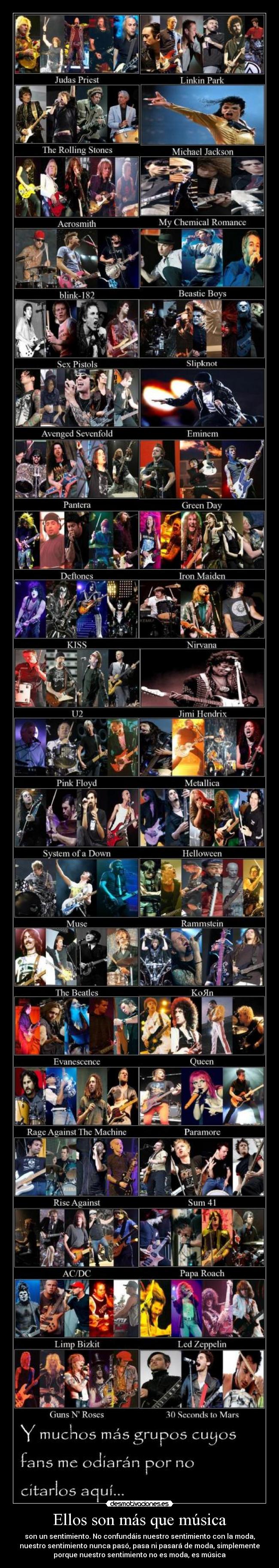 Ellos son más que música -