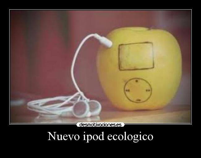 Nuevo ipod ecologico -