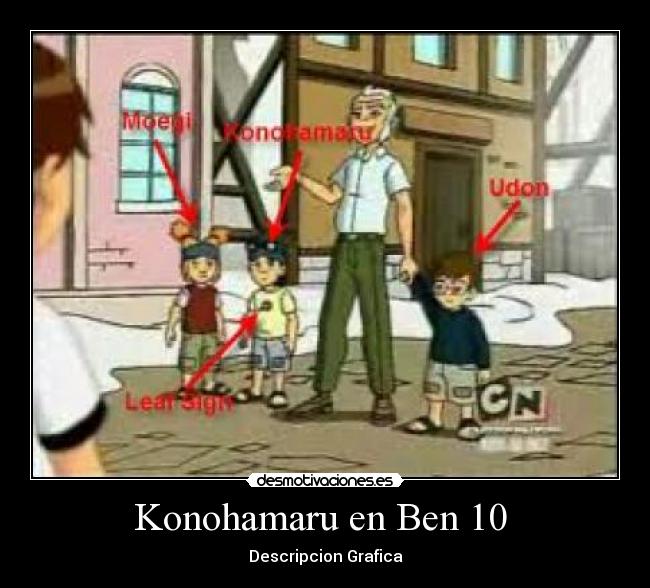 Konohamaru en Ben 10 -