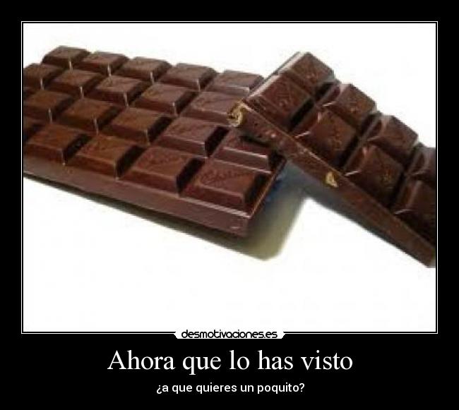 Ahora que lo has visto - 