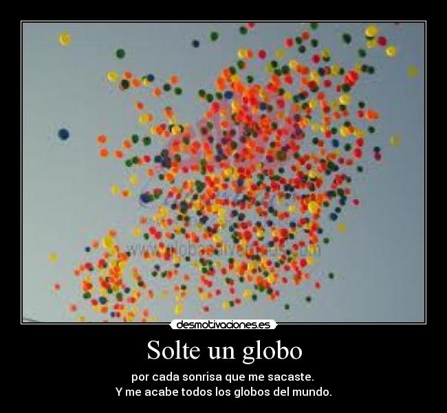 Solte un globo - 