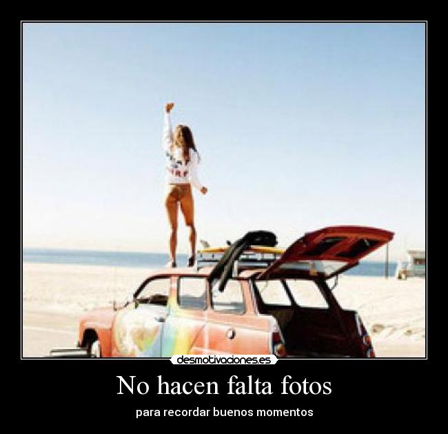 No hacen falta fotos - 