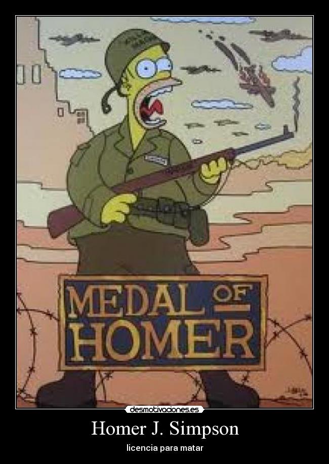 Homer J. Simpson - licencia para matar