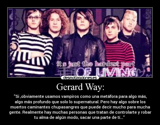Gerard Way: - 