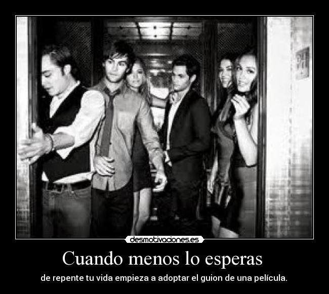 Cuando menos lo esperas -