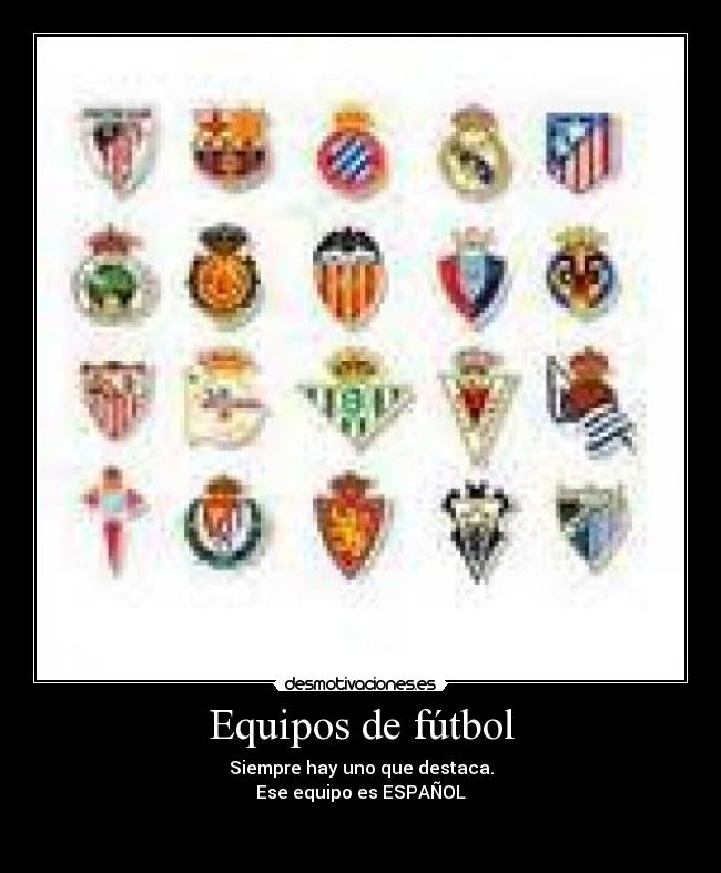 Equipos de fútbol -