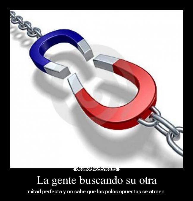 La gente buscando su otra - 