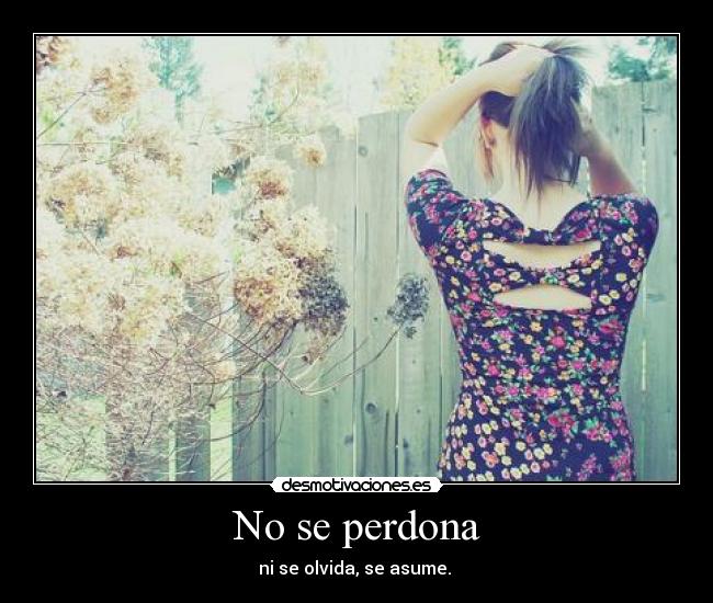 No se perdona -