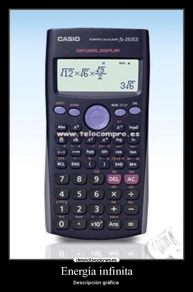 Energía infinita - Descripción gráfica