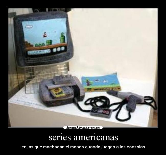 series americanas - en las que machacan el mando cuando juegan a las consolas