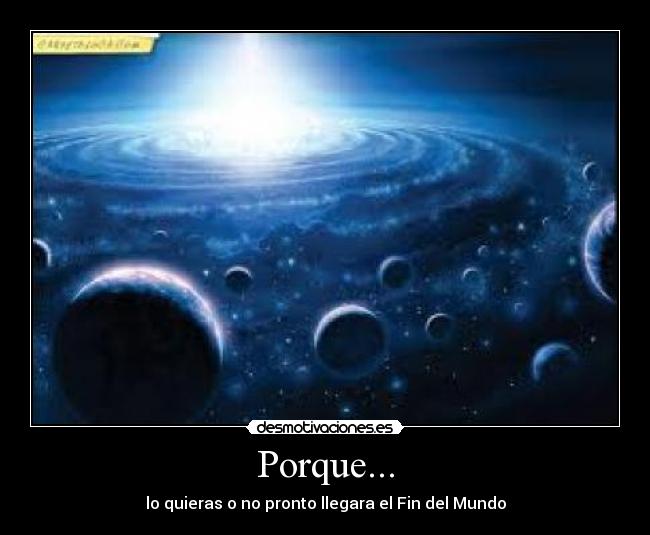 Porque... -