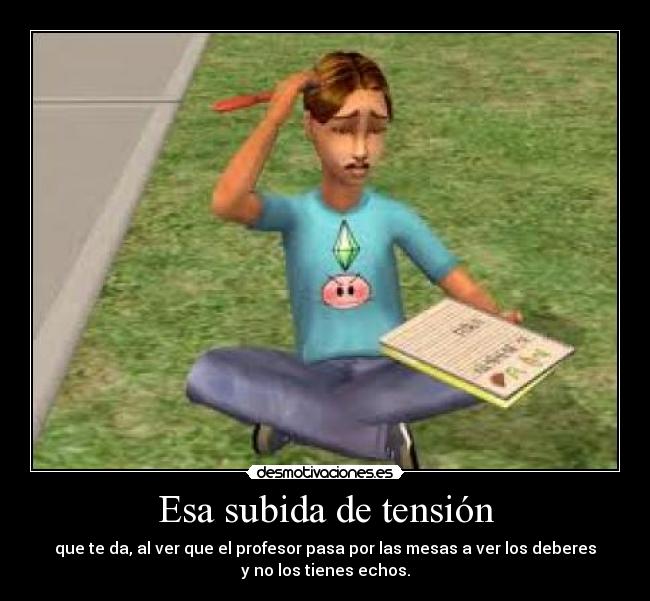 Esa subida de tensión - 