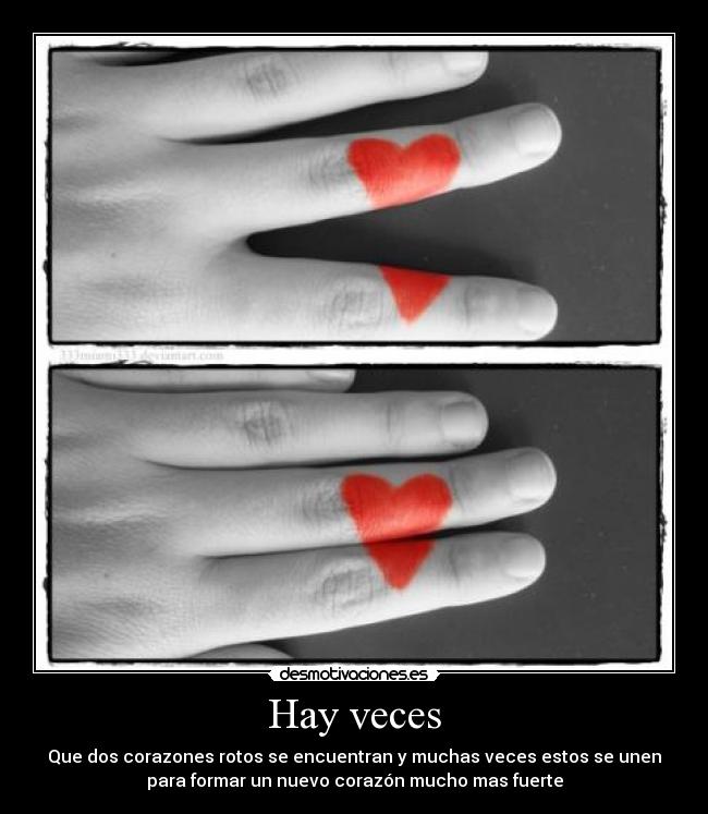 Hay veces -