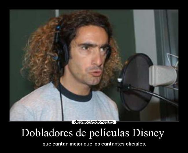 Dobladores de películas Disney -