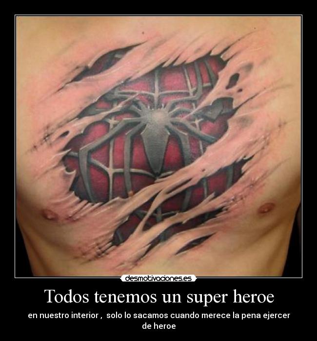 Todos tenemos un super heroe -