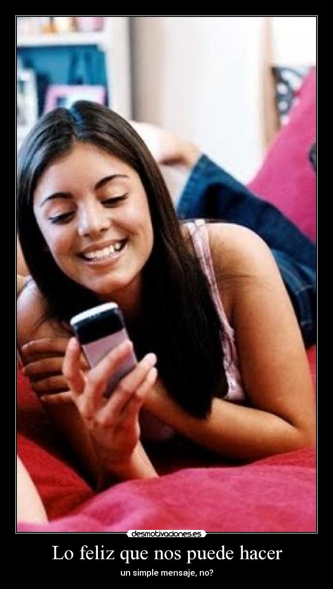 Lo feliz que nos puede hacer - 