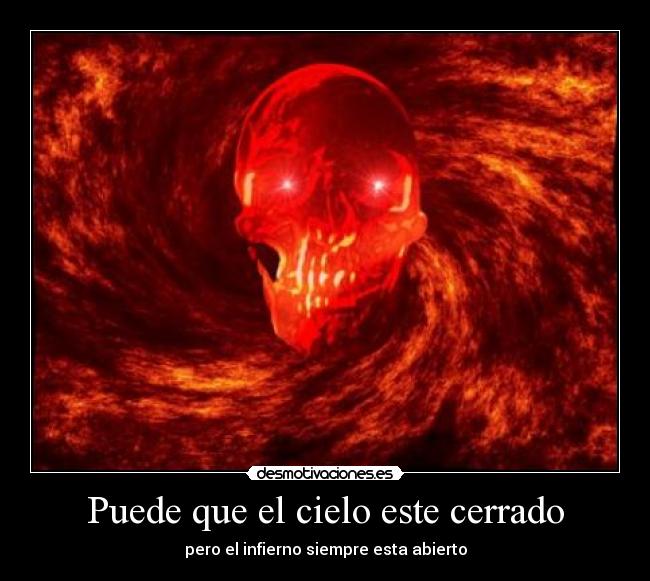 Puede que el cielo este cerrado - 