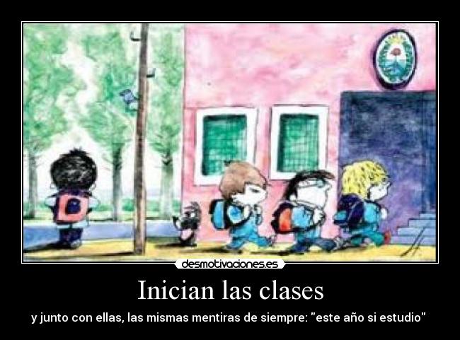 Inician las clases - 