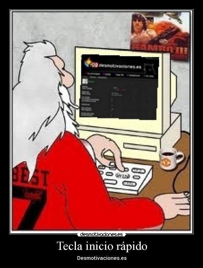 Tecla inicio rápido - Desmotivaciones.es