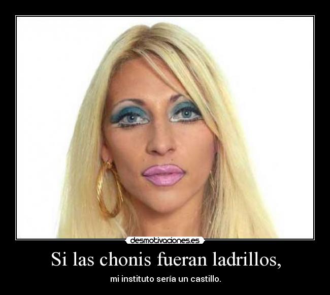 Si las chonis fueran ladrillos, - 