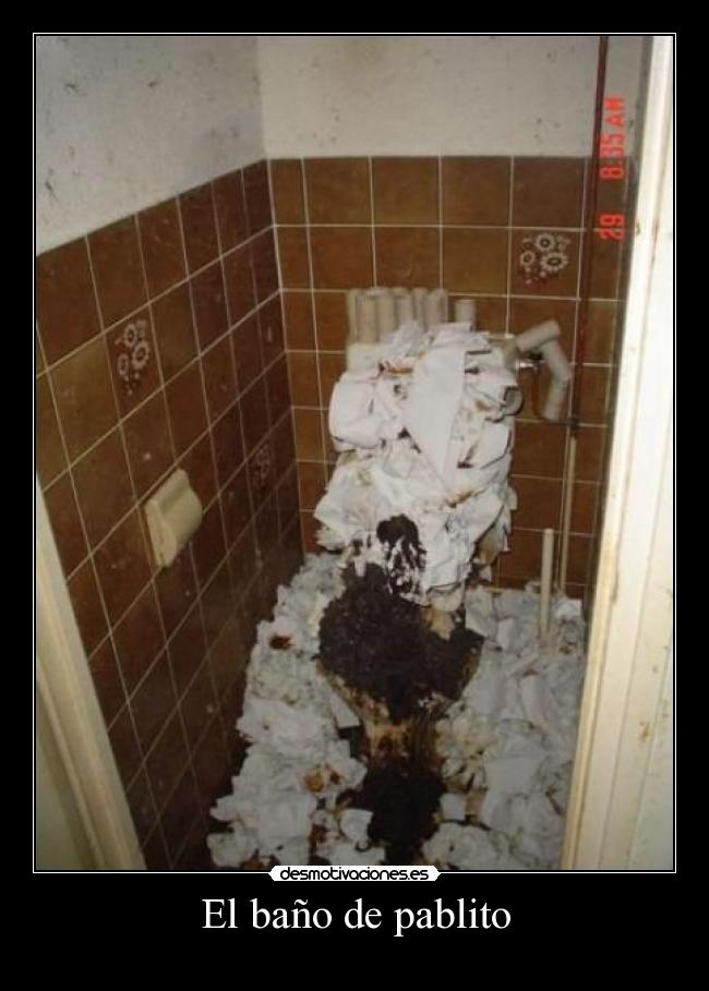 El baño de pablito -