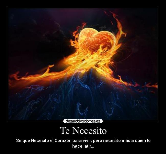 Te Necesito -