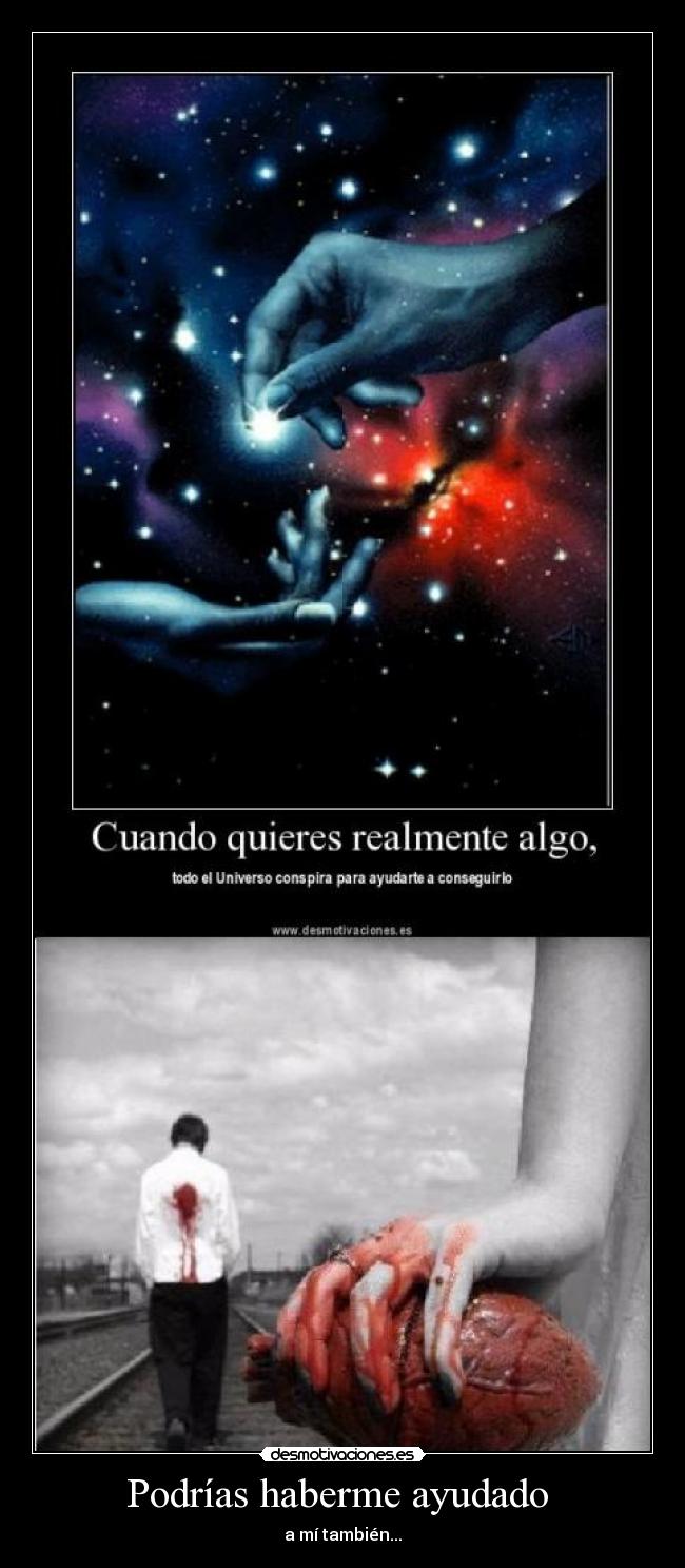 Podrías haberme ayudado  - 