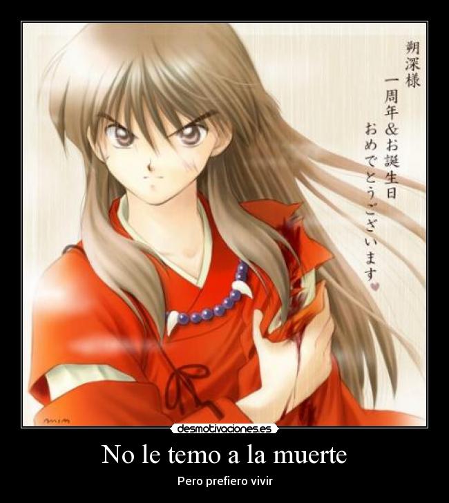 No le temo a la muerte - 