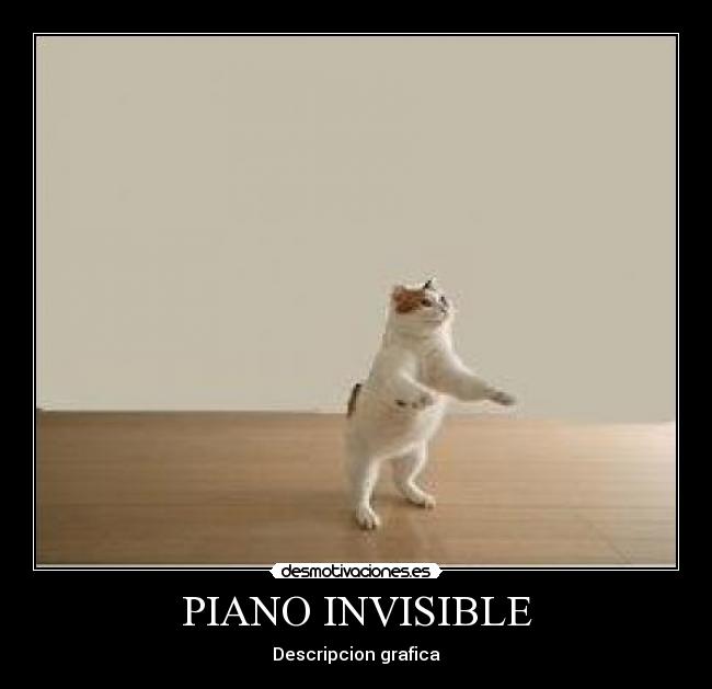 PIANO INVISIBLE - Descripcion grafica