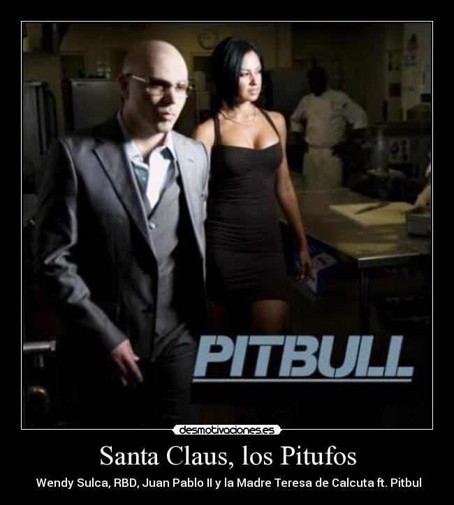 Santa Claus, los Pitufos - Wendy Sulca, RBD, Juan Pablo II y la Madre Teresa de Calcuta ft. Pitbul