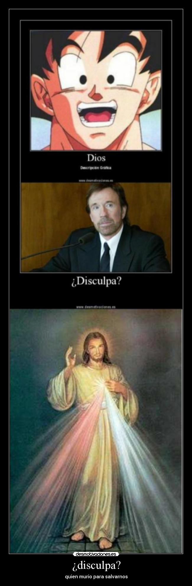 ¿disculpa? - quien murio para salvarnos